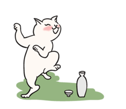 Edo style cats sticker #13230582