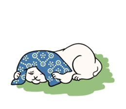 Edo style cats sticker #13230586