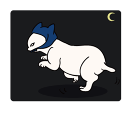 Edo style cats sticker #13230589