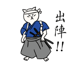 Edo style cats sticker #13230603