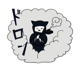 Edo style cats sticker #13230613