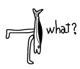 The losing heart Saury sticker #13230725