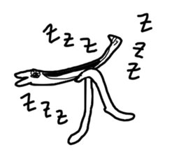 The losing heart Saury sticker #13230757