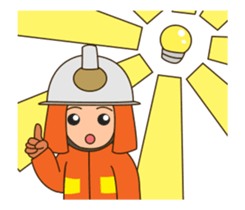 adolf the firefighter animated sticker #13231067