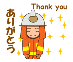 adolf the firefighter animated sticker #13231075