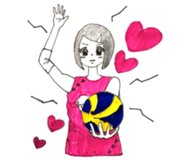 Women's Volleyball sticker #13231096
