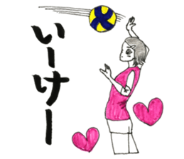 Women's Volleyball sticker #13231103