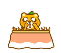 Winter raccoon dog sticker #13231313