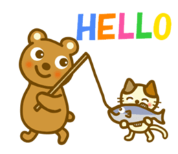 Animal sticker to enjoy the winter sticker #13231344