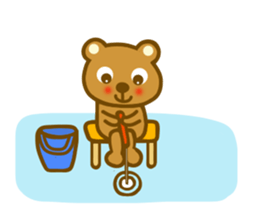 Animal sticker to enjoy the winter sticker #13231346