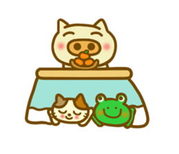 Animal sticker to enjoy the winter sticker #13231359