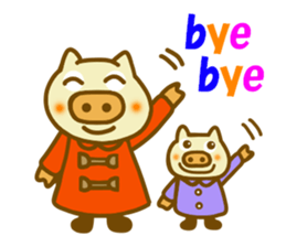 Animal sticker to enjoy the winter sticker #13231365