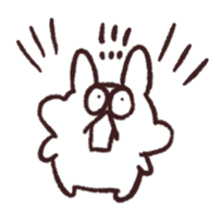 Tukkomi Rabbit sticker #13231626