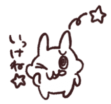 Tukkomi Rabbit sticker #13231629