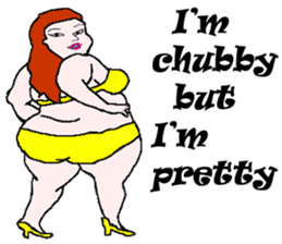Judy chubby girl sticker #13232048