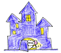 The dog of a pink ear 3. sticker #13233245