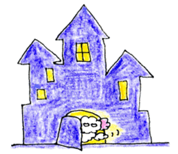 The dog of a pink ear 3. sticker #13233245