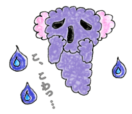 The dog of a pink ear 3. sticker #13233249