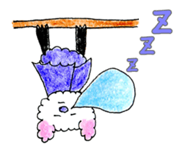 The dog of a pink ear 3. sticker #13233251