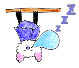 The dog of a pink ear 3. sticker #13233251