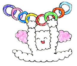 The dog of a pink ear 3. sticker #13233255