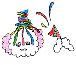 The dog of a pink ear 3. sticker #13233256