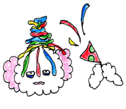 The dog of a pink ear 3. sticker #13233256