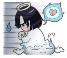 The ghost wish you a Happy Halloween! sticker #13233322