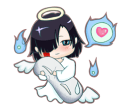 The ghost wish you a Happy Halloween! sticker #13233323