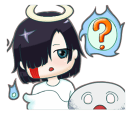 The ghost wish you a Happy Halloween! sticker #13233331