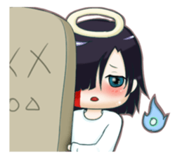 The ghost wish you a Happy Halloween! sticker #13233336