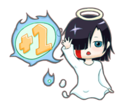 The ghost wish you a Happy Halloween! sticker #13233340