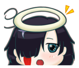 The ghost wish you a Happy Halloween! sticker #13233352