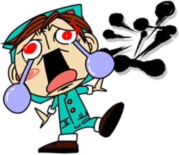 wasawasa man Sticker sticker #13233657