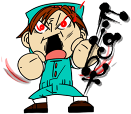 wasawasa man Sticker sticker #13233658