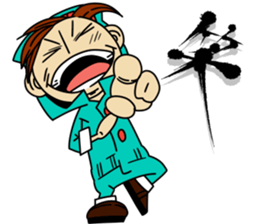 wasawasa man Sticker sticker #13233660