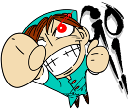 wasawasa man Sticker sticker #13233661