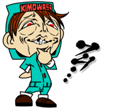 wasawasa man Sticker sticker #13233664