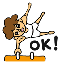gymnastics message of Ma-kun sticker #13233849