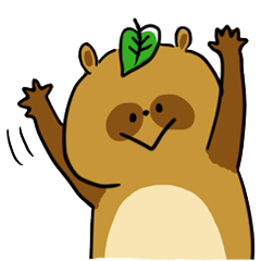 "Awa-ben"speaking raccoondog