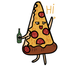 Drunker Pizza sticker #13234238