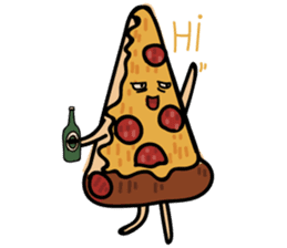 Drunker Pizza sticker #13234238