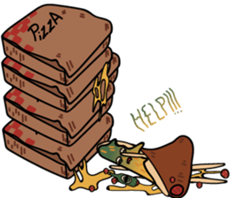 Drunker Pizza sticker #13234244