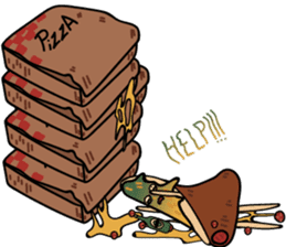 Drunker Pizza sticker #13234244