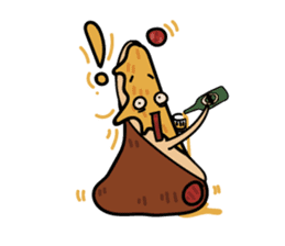 Drunker Pizza sticker #13234247