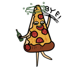 Drunker Pizza sticker #13234254