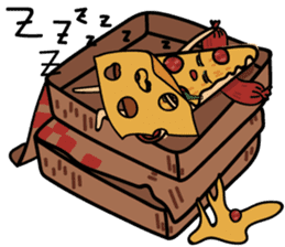 Drunker Pizza sticker #13234256