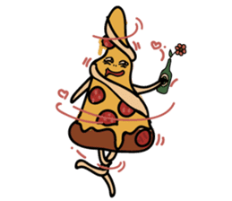 Drunker Pizza sticker #13234259