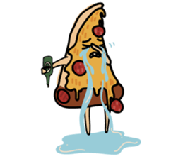Drunker Pizza sticker #13234260