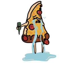 Drunker Pizza sticker #13234260